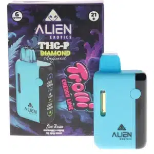 Trolli Cherry Lime Alien Exotics THC-P Diamond Infused Live Rosin Vape 6G
