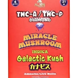 Galactic Kush Alien Exotics Miracle Mushroom THC-A + THC-P Disposable 4G