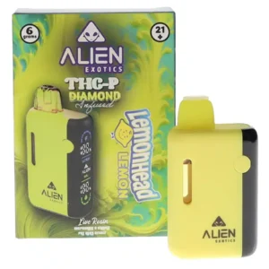 Lemonhead Lemon Alien Exotics THC-P Diamond Infused Live Rosin Vape 6G