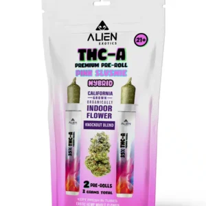 Pink Slushie Alien Exotics Premium THC-A Knockout Blend Pre-Roll 2ct